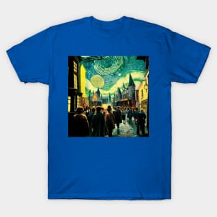 Starry Night in Diagon Alley T-Shirt